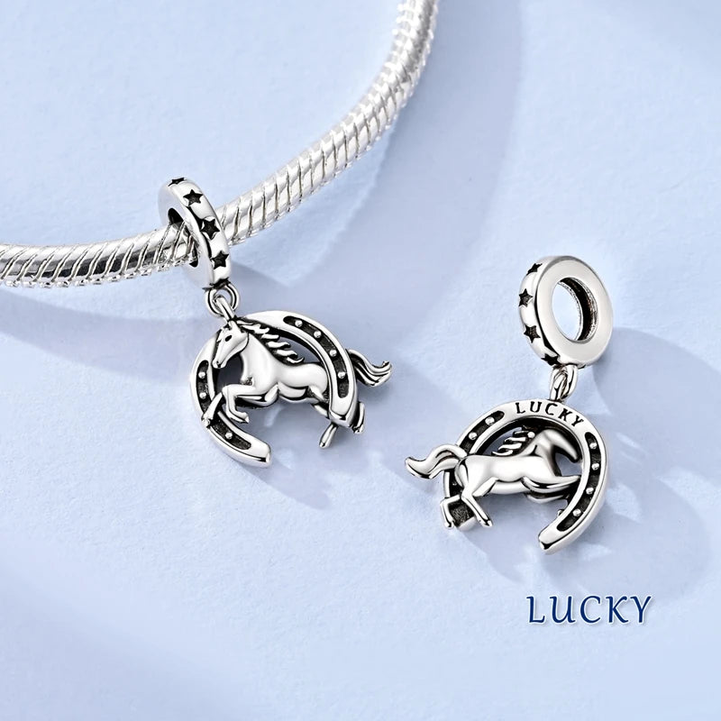 925 Sterling Silver Charm Beads for Bracelets - Passports, Dogs, Shoes & Gift Ideas