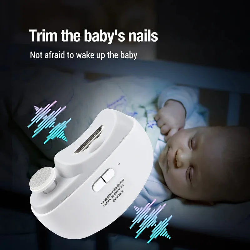 Electric Nail Clipper Manicure Set for Kids and Adults - Safe & Portable