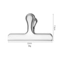 Heavy Duty Stainless Steel Bag Clips - Food Sealing Clamps for Kitchen & Office