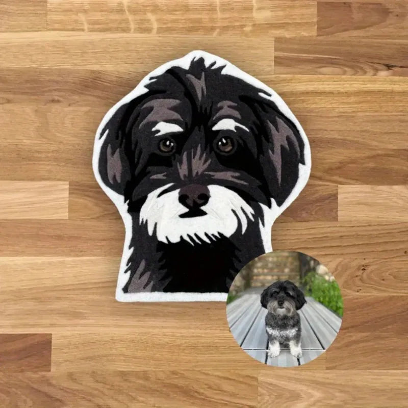 Personalized Photo Rug with Custom Image - Non-Slip Home Mat for Entryway & Pet-Friendly