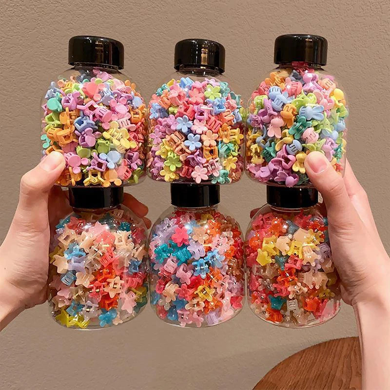 Baby Mini Hair Claw Clips 100Pcs Kids Hair Accessories for Bangs & Broken Hair