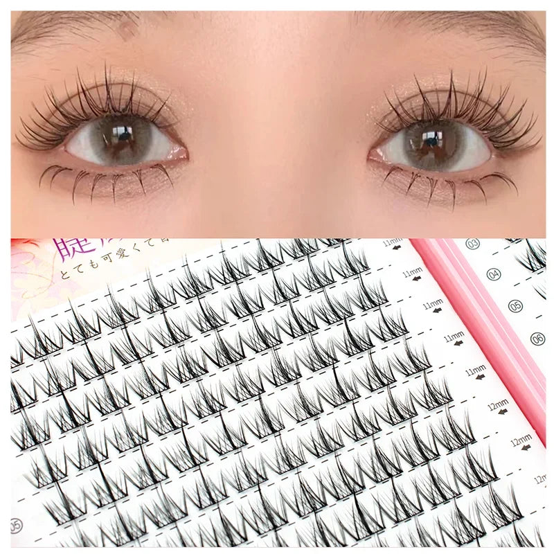 High Capacity 32 Rows Eyelash Extension Clusters for Professional & Personal Use