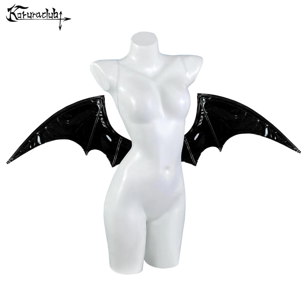 Halloween Cosplay Devil Bat Wings Prop for Costume - Purple & Black