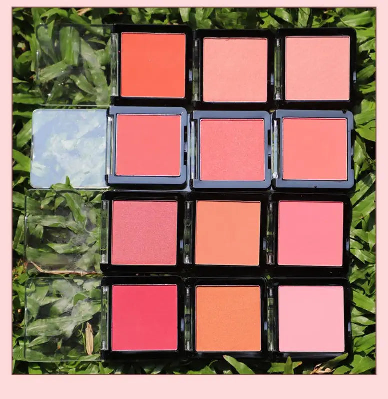 10pcs Pink Blush Palette Wholesale Makeup Set Custom Logo Private Label Matte Face Powder