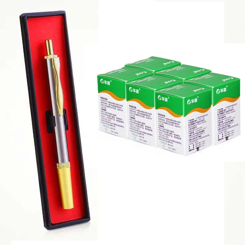 Blood Pricking Needle Pen for Medical Blood Collection - Household Blood Test Tool