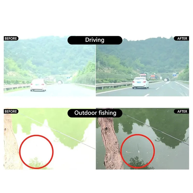 Men's Metal Sunglasses Half Frame Retro Driving Fishing Eyewear