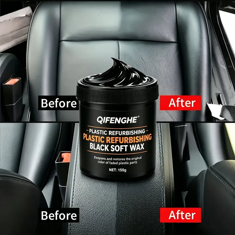Car Plastic Restorer Wax - Deeply Rejuvenates Faded Interior & Exterior Parts