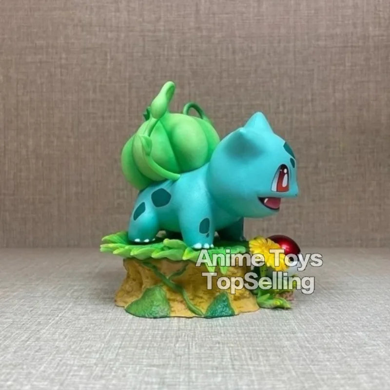 Anime Pokemon Bulbasaur PVC Action Figure 10cm Collectible Toy Gift