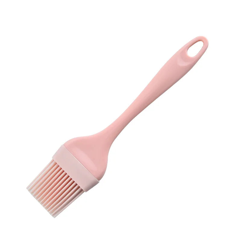 3-Piece Silicone Baking Spatula Set with Oil Brush for Cooking & Baking