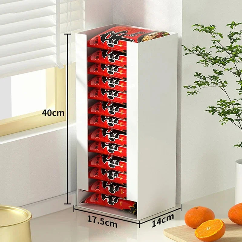 Multi-Functional Instant Noodle Storage Box for Kitchen Pantry Organizer