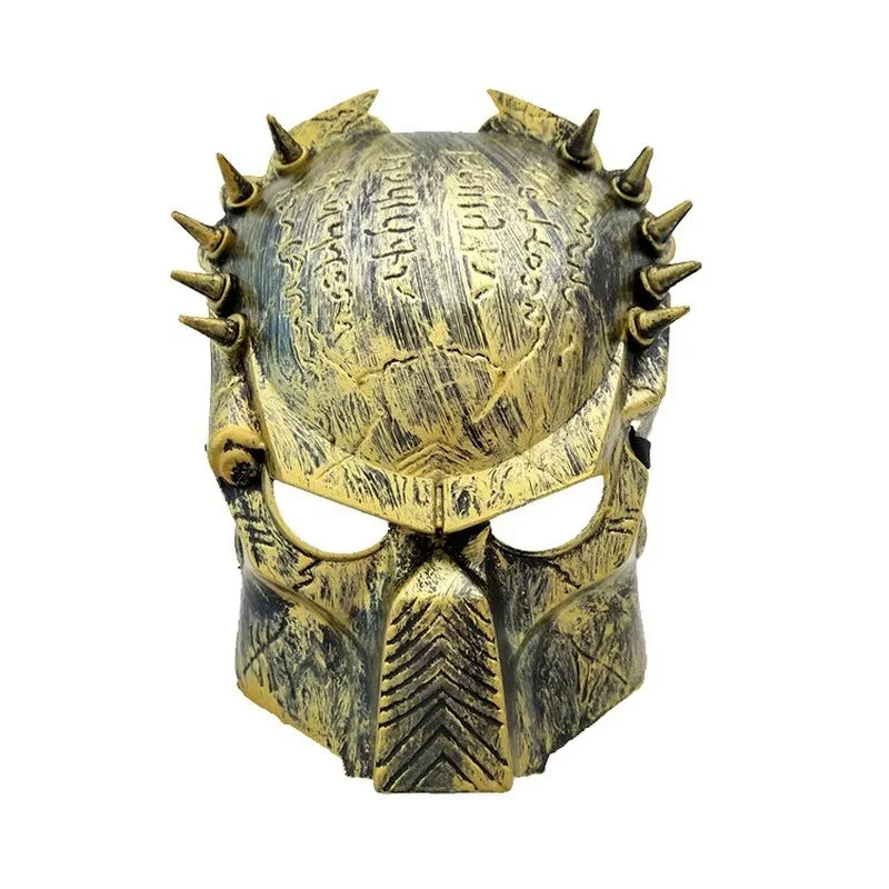 Predator Halloween Mask Cosplay Alien Mask with Rivets and Snap Closure