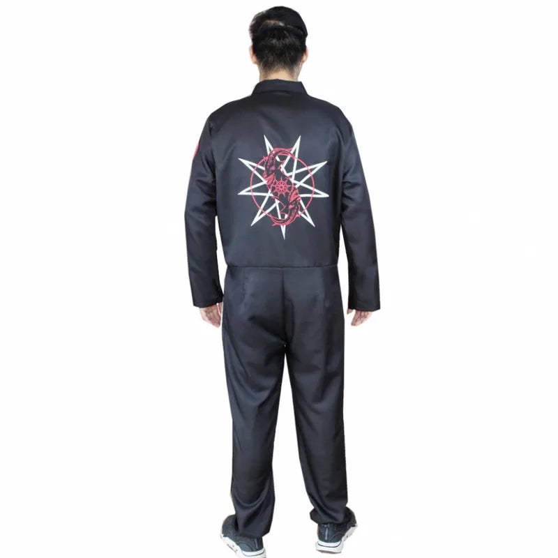 Slipknot Jumpsuit Costume for Men Halloween Cosplay Without Mask