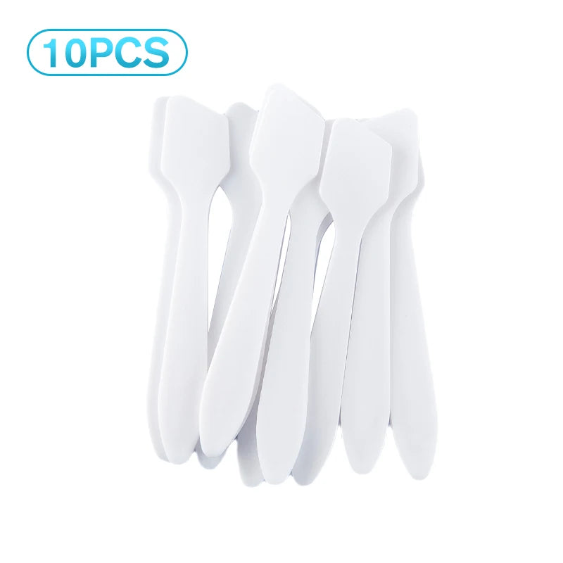 Mini Cosmetic Spatulas Set - Makeup & Face Mask Application Tools, 10 Pcs