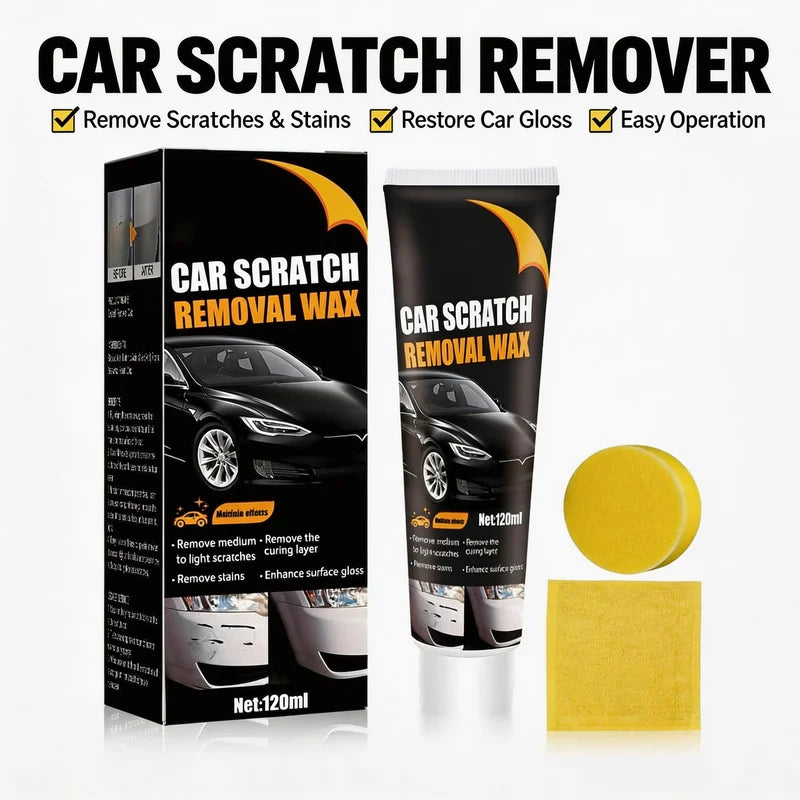 Car Scratch Remover Polish & Paint Touch-Up Kit - Easy Repair & Protection