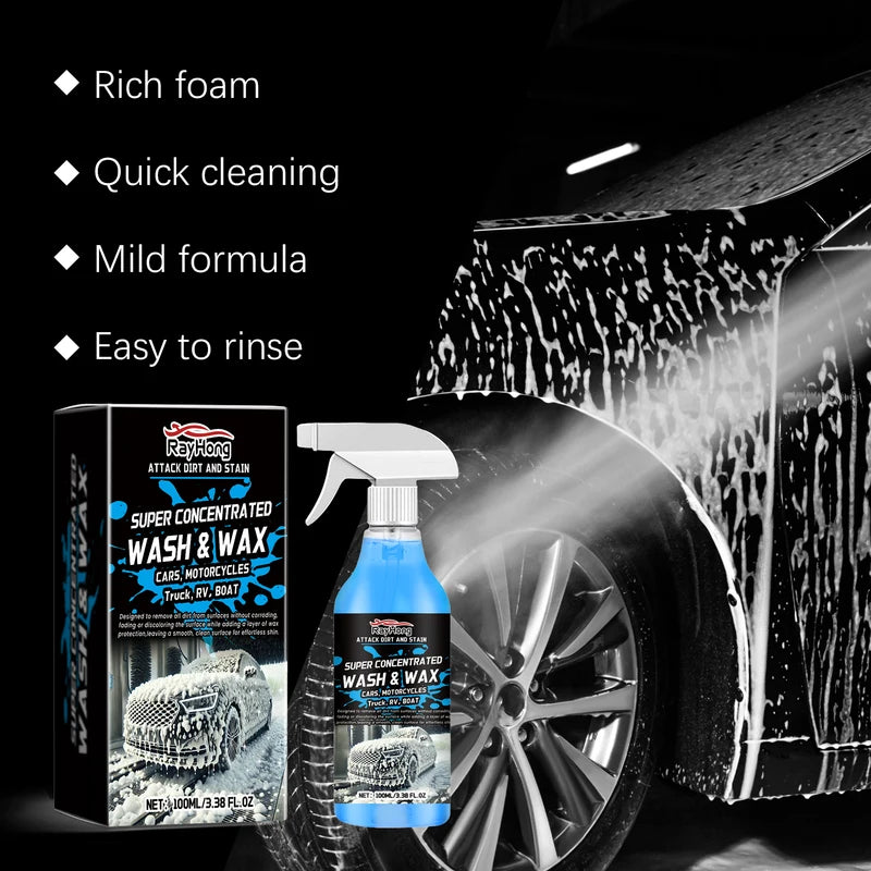 Car Wash Shampoo Foam Detailing Cleaner - 100ml Auto Exterior Car Care