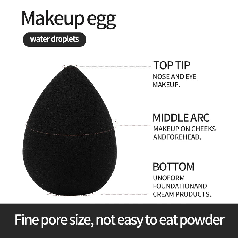 18-Piece Professional Makeup Brush Set with Blender Sponges - Beauty Tools