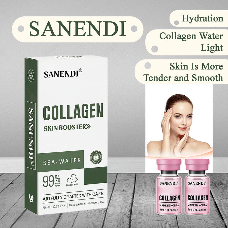 PDRN Collagen Skin Care Water Ampoule Set - Anti-Aging Hydrating Whitening 7ml