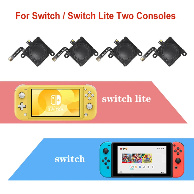 Electromagnetic Joystick Replacement for JoyCon Controllers - Anti-Drift Magnetic Resistance