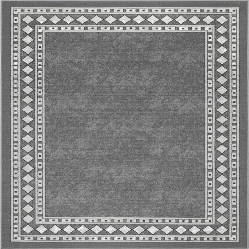 Modern Living Room Carpet Mat - Washable Non-Linting Home Decor Floor Rug