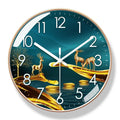 Modern Wall Clock for Living Room Silent Quartz Home Decor - 30/35cm