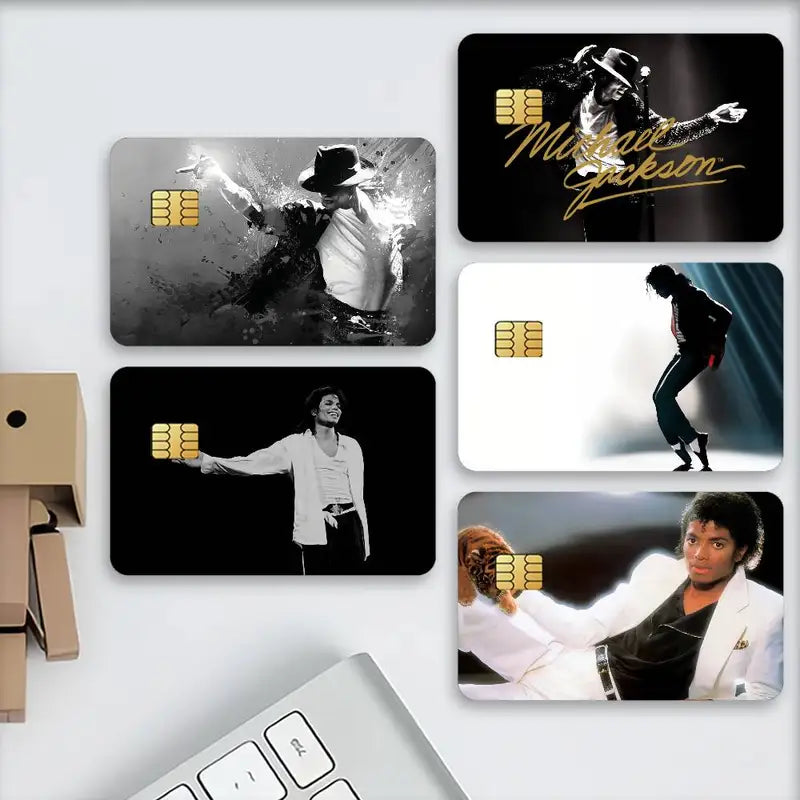 Decorative Credit Card Stickers for Bank & Debit Cards - Waterproof Scratch-Resistant 4PCS
