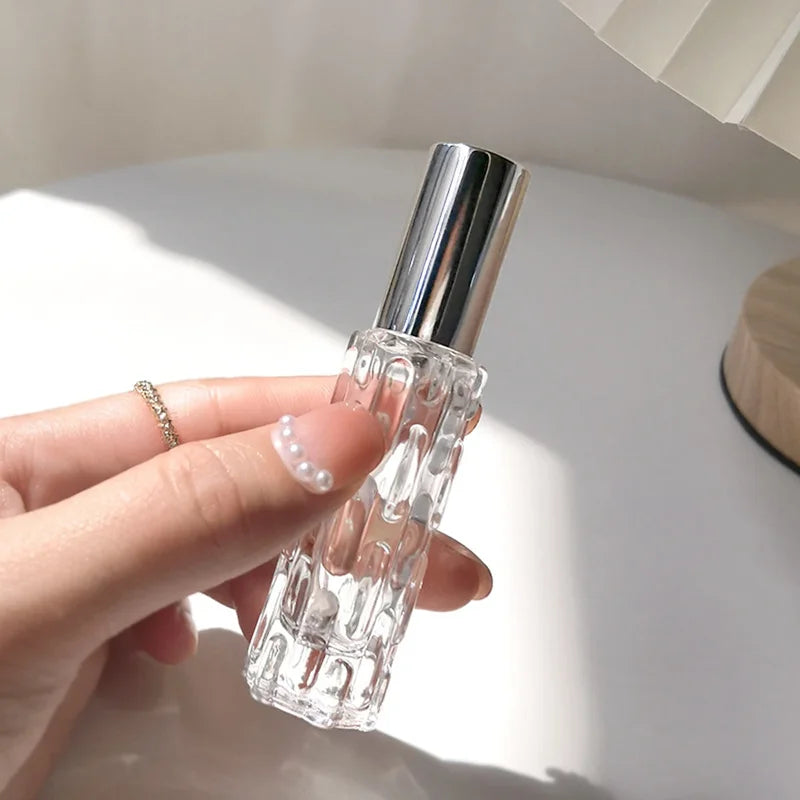 10ml Glass Perfume Spray Bottle with Aluminum Mist Head - Travel Dispenser