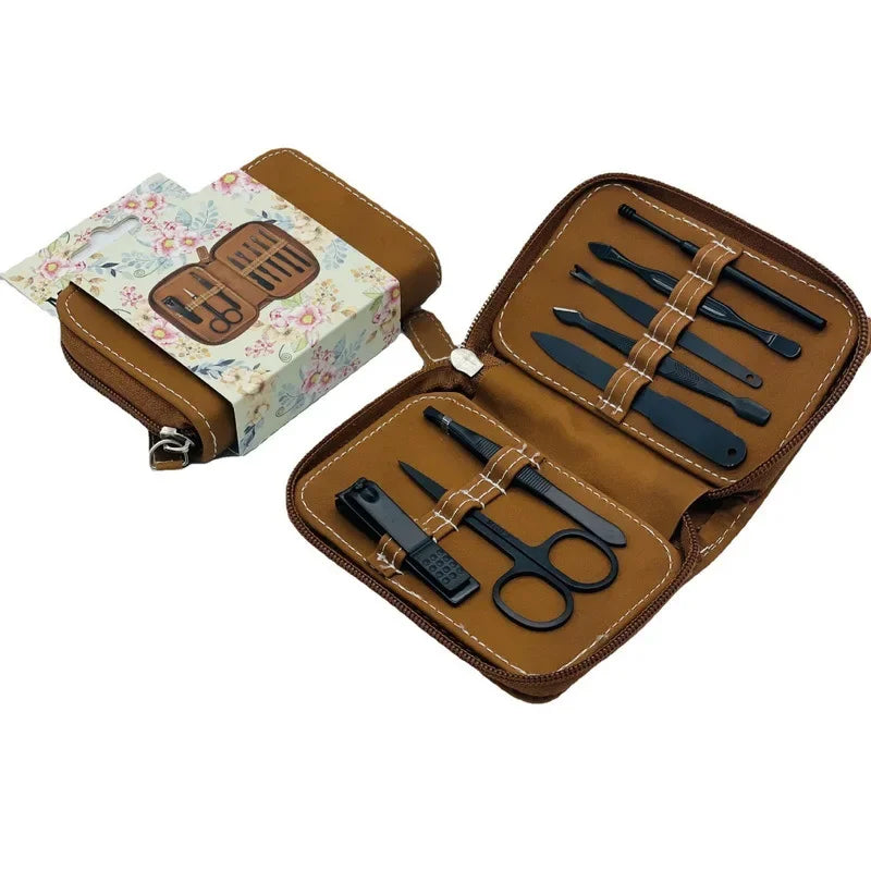 8/32pcs Manicure & Pedicure Nail Grooming Set Stainless Steel Professional Tools