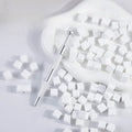 Gradient Nail Art Sponge Brush Set for DIY Manicure Glitter Powder 100pcs