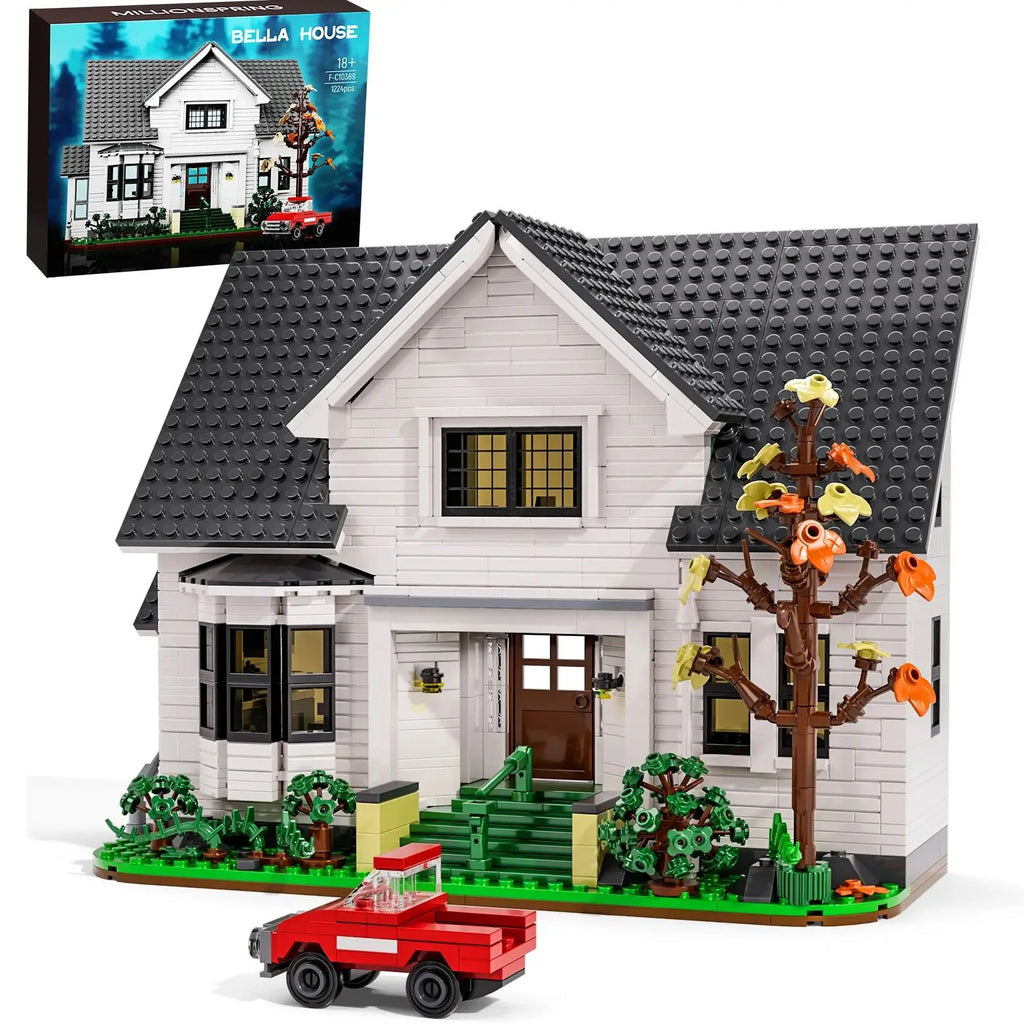Building Block Set for Adults - Bella House Architecture Toy 1224 Pcs Gift