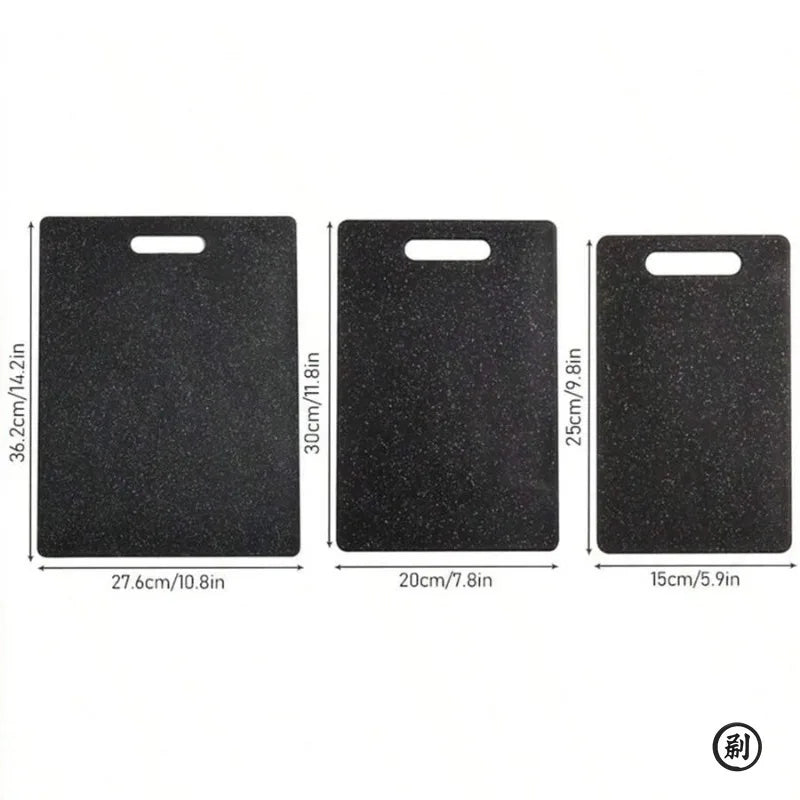 Marble Texture PP Cutting Board - Antibacterial, Mildew-Resistant Kitchen Vegetable Chopping Board