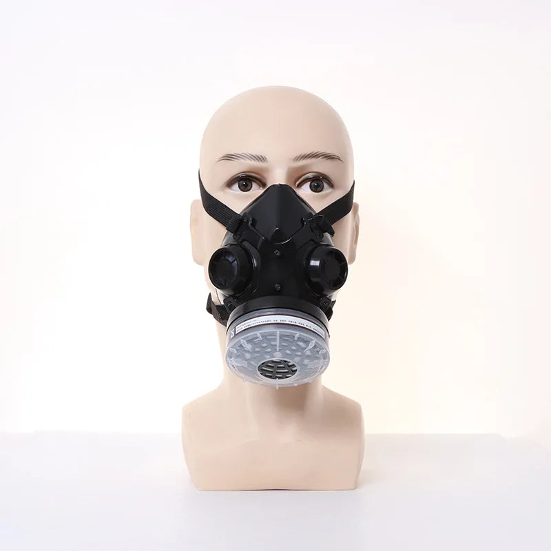 Half Face Gas Mask Respirator for Chemical, Painting, Welding & Pesticide Safety