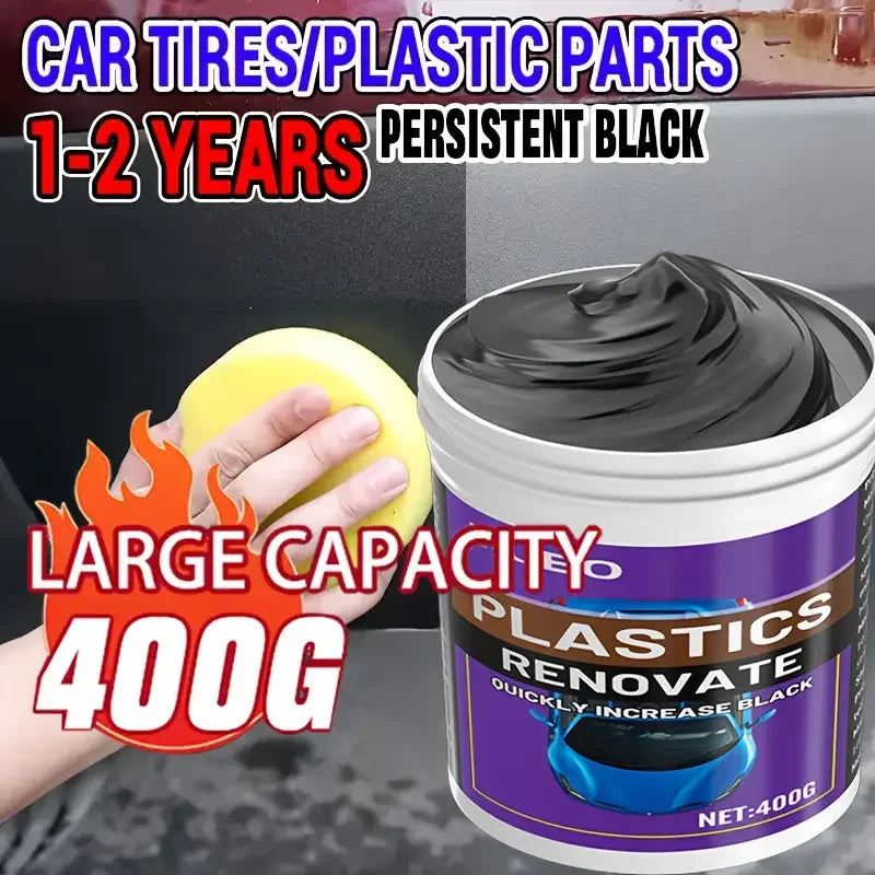 Heavy Duty Automotive Plastic Repair Wax - Scratch Removal & Rapid Renewal for Cars and Trucks