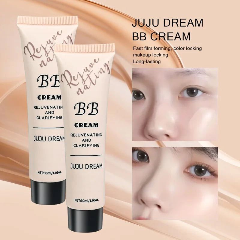 Moisturizing BB Cream for Dry Skin - Long-Lasting Oil Control Foundation