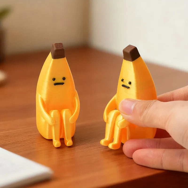 Anxious Banana Decor - Creative Home, Office & Car Wall Art, Gift Idea