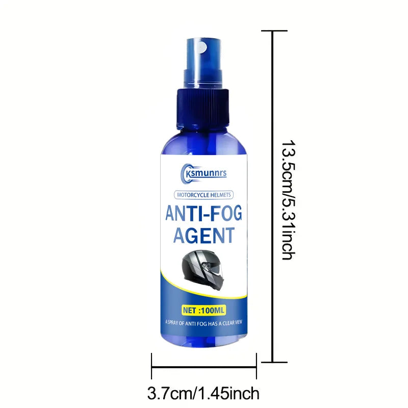 Long-Lasting Anti-Fog Lens Spray for Glass & Plastic - Water-Repellent & Non-Oily
