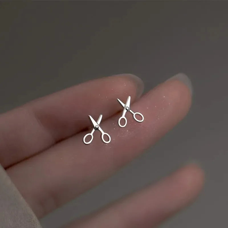 Mini Creative Earrings with Stud Design for Women and Girls - Cute Jewelry Accessory