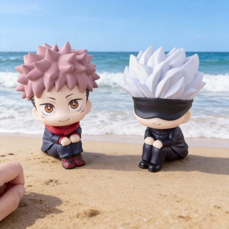 Jujutsu Kaisen Chibi Sitting Figure Set - Anime Collectible Toys for Fans