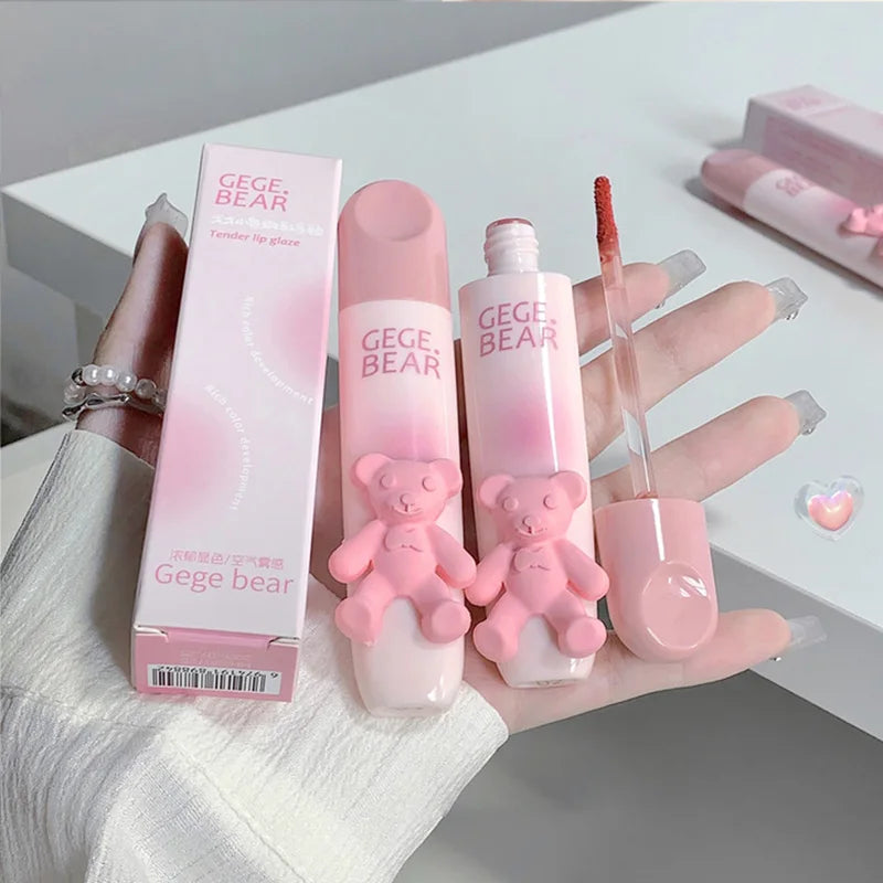 Long-Lasting Matte Lipstick with Whitening Lip Cream - Velvet Finish