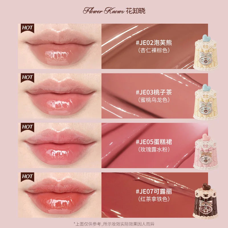 Hydrating Lip Gloss Coating Set - Soft, Moisturizing Lip Tint with Glow Finish