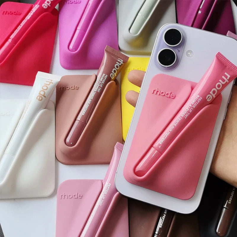 Magnetic Snap-On Lip Gloss Holder Phone Case for iPhone - Multiple Colors