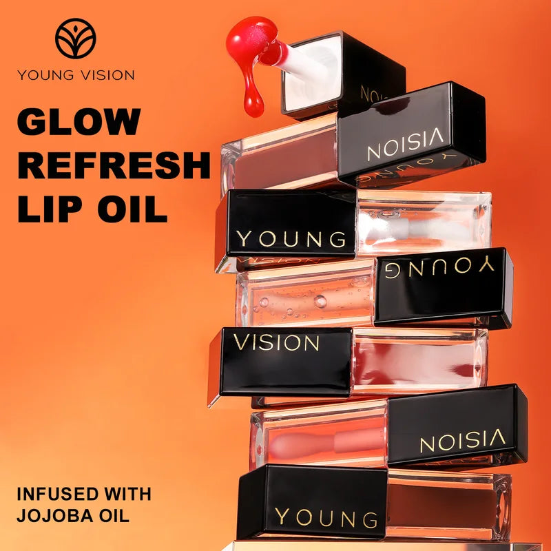 Moisturizing Lip Oil Set - Plumping Tinted Lip Gloss 7 Colors