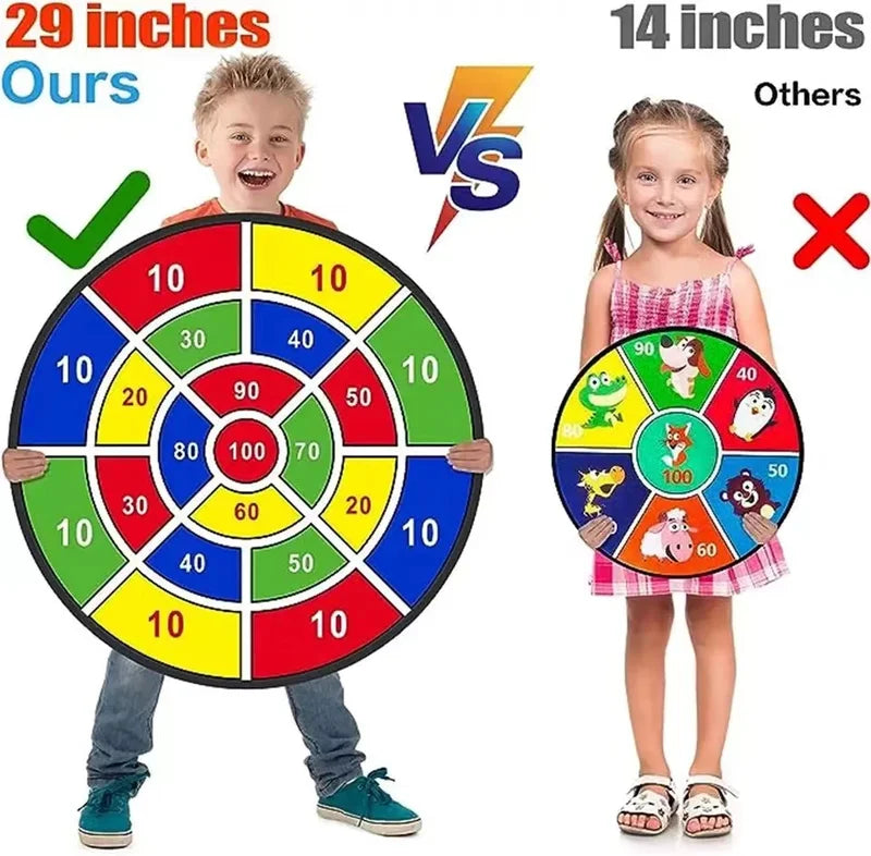 Children's Large Dart Board Indoor Outdoor Family Game Educational Sports Toy