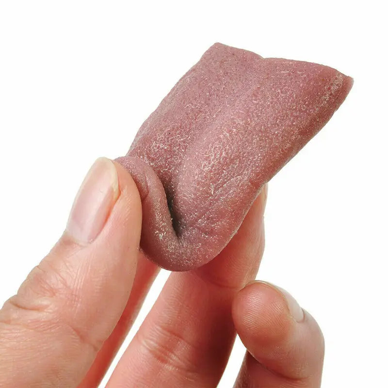 Rubber Tongue Prank Toy for Halloween Tricks Kids Gag Joke Silly Fun