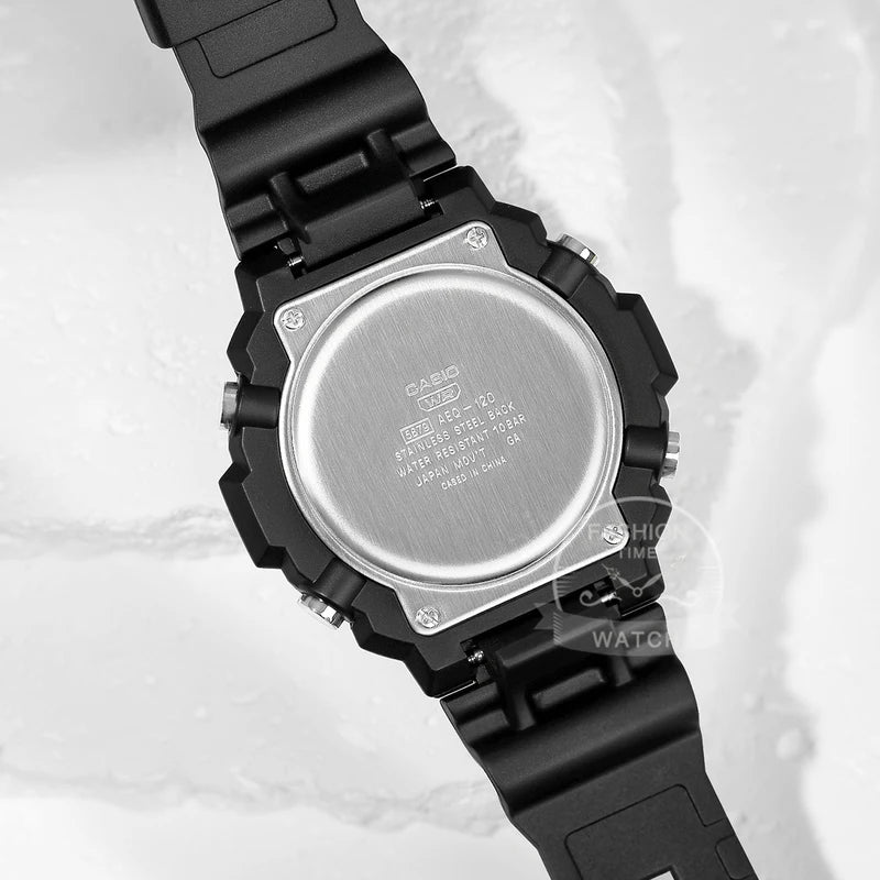 Men's Dual Display Multi-Function Digital Watch AEQ-120W Series