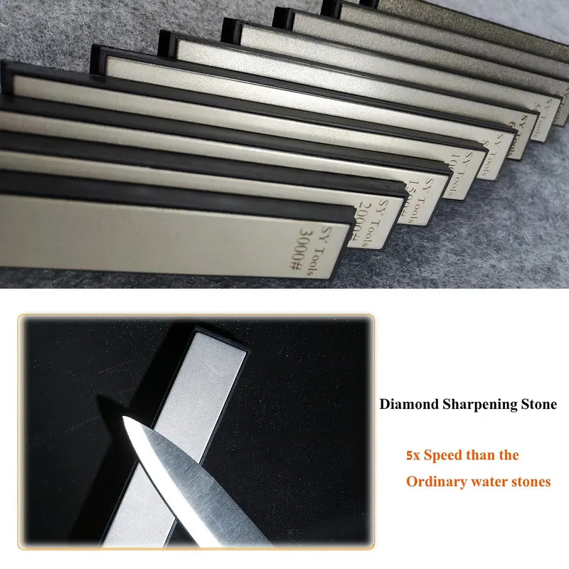 Diamond Sharpening Stone for Kitchen and Outdoor Knives - Fast & Easy Edge Restoration