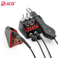 Dual-Function Soldering Station with Hot Air Gun 750W LCD Display