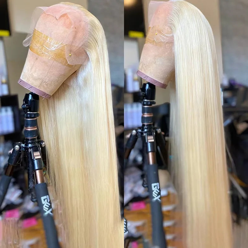 Blonde 613 Straight HD Lace Front Wig Human Hair 13x6 & 13x4 Frontal for Black Women