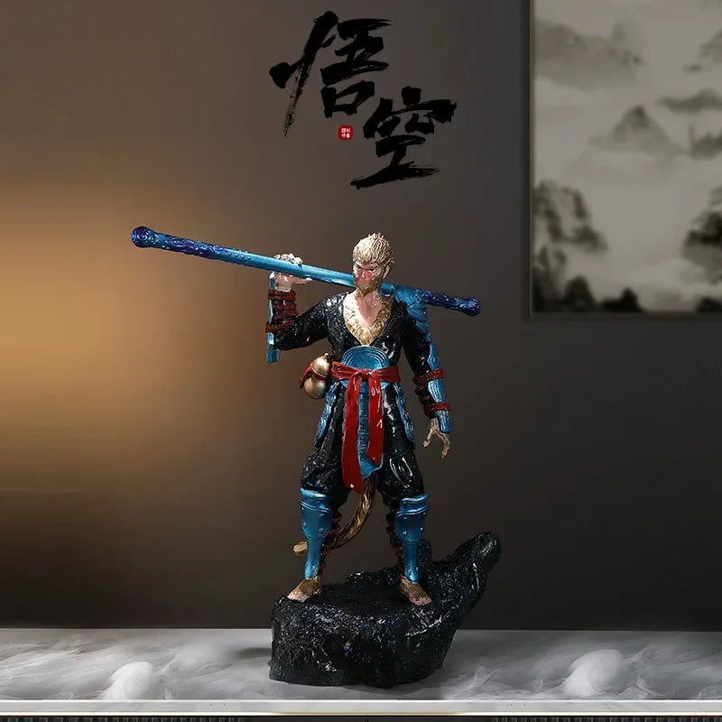 Sun Wukong Mythology Statue Resin Decor for Living Room & Study - Home Ornament