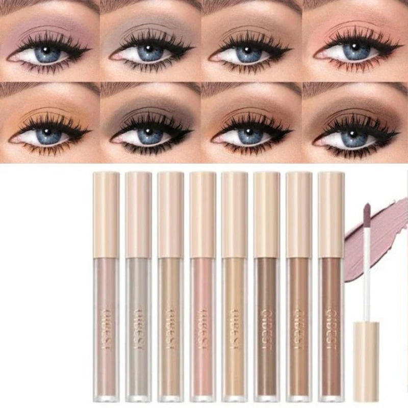 Matte Liquid Eyeshadow Palette Waterproof Long Lasting Natural Cheek Contour Makeup