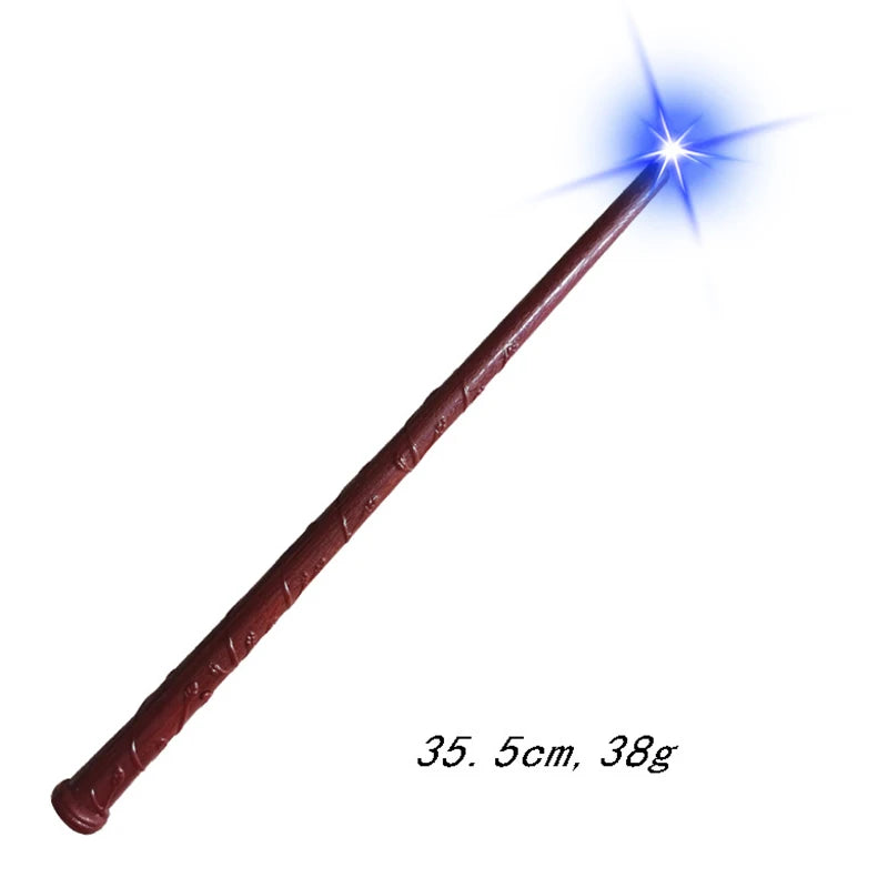 Glow Light Up Wizard Wand for Kids with Sound & Light Halloween Costume Accessory